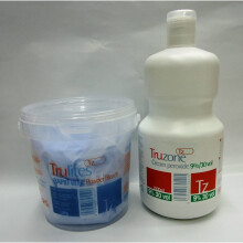 SETS OF TRUZONE CREAM PEROXIDE 9% (30 VOL) 1000ML & RAPID BLUE HAIR BLEACH 500GM by Truzone