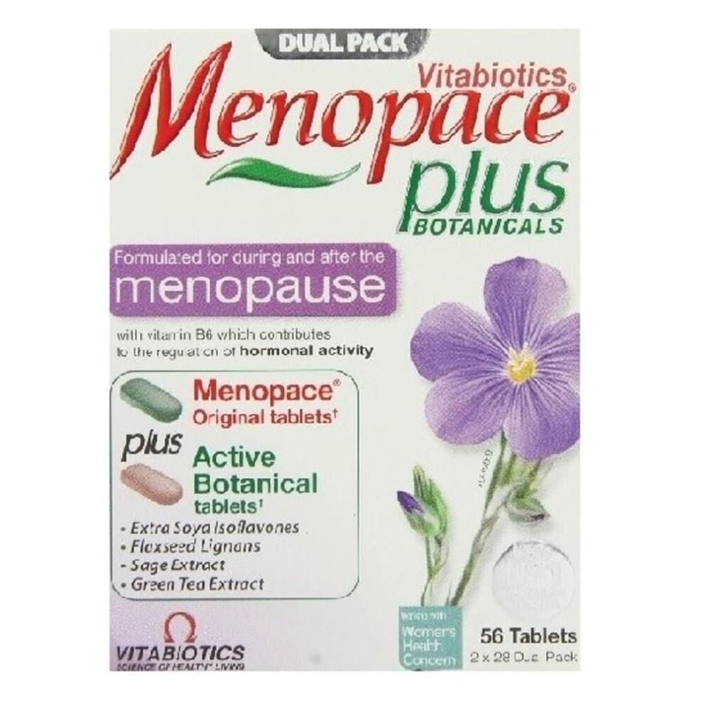 Vitabiotics Menopace Plus Tablets 56'S