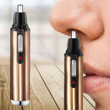 Trimmer Electric Nose Ear Hair USB Rechargeable Painless UK Pulg