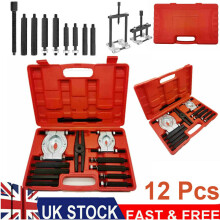 12 Pcs Heavy Duty Bearing Puller Splitter Separator Set Wheel Removal