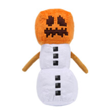 (Snow Golem) Minecraft Plush Toy Pixel Doll Children Doll Kids gift