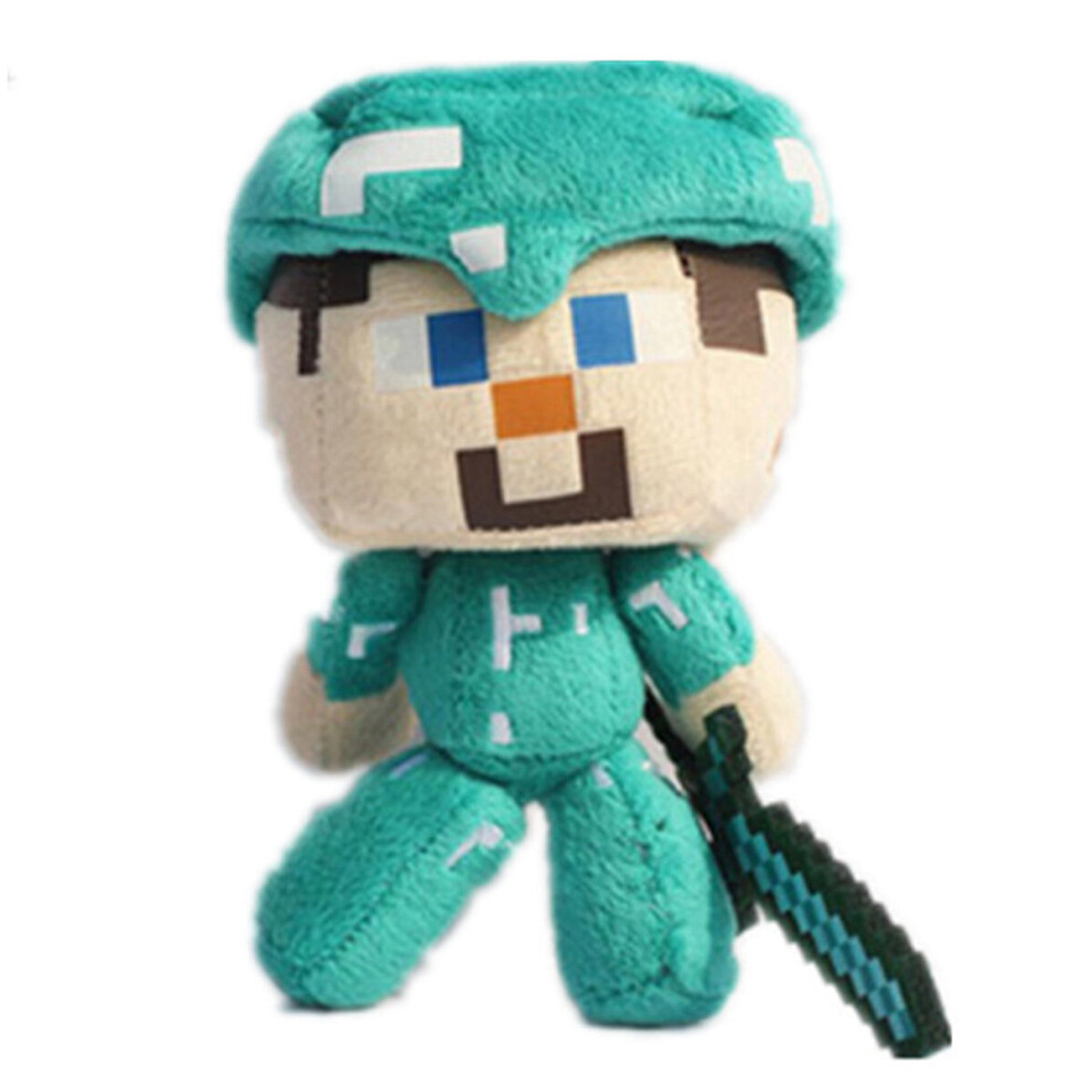 (Steve) Minecraft Plush Toy Pixel Doll Children Doll Kids gift