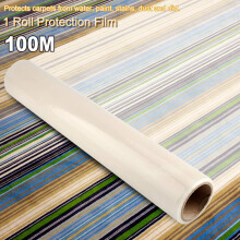 60CM*100M Carpet Protection Protector Floor Film Self Adhesive Roll