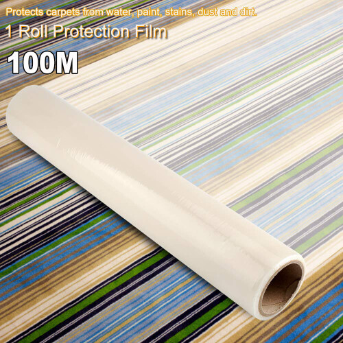 60CM*100M Carpet Protection Protector Floor Film Self Adhesive Roll