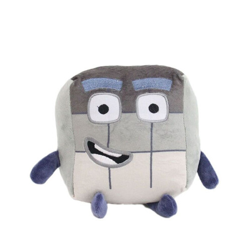 (Gray) Cartoon Numberblocks Plush Toys Stuffed Dolls