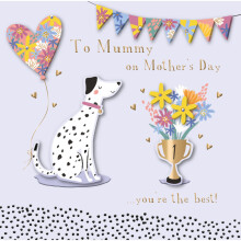 Dalmatian Mummy You're The Best Embellished Mother's Day Card Talking Pictures