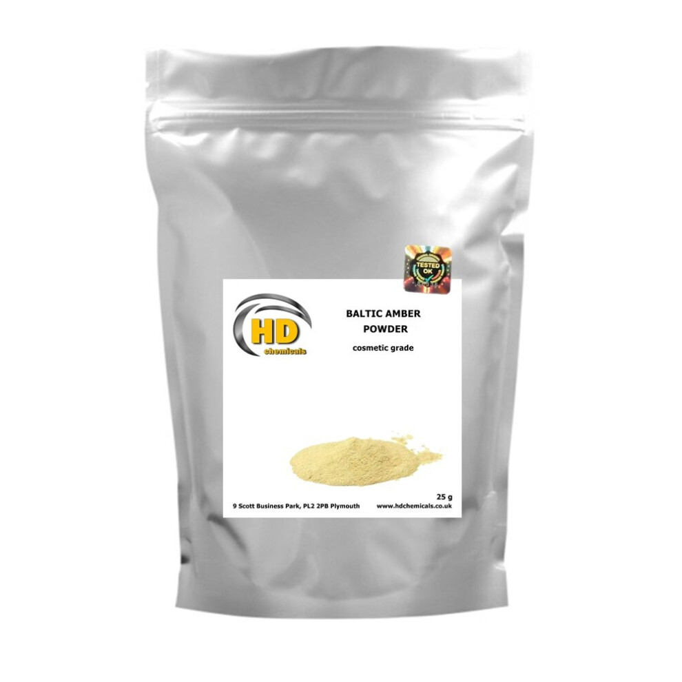 Hd Chemicals Ltd Amber (25G) Baltic Powder 100% Natural Skin Care Peeling