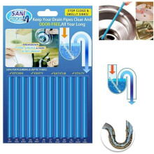 SANI STICKS Odor Drain Deodorizer Cleaner Sink Cleaning