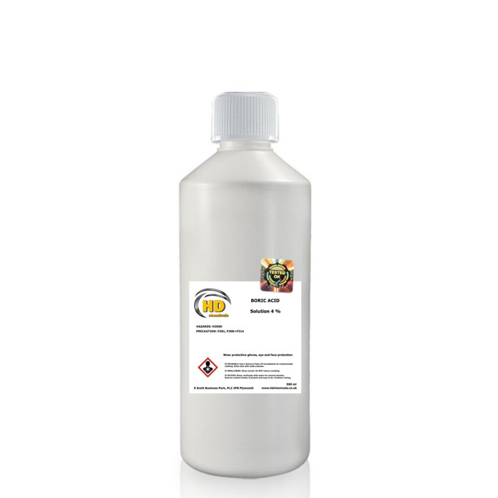 (500ml) Boric Acid Solution 4%