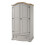 Mercers Furniture Corona Grey Wax 2 Door 1 Drawer Arch Top Wardrobe Solid Wood Pine 1