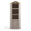 Mercers Furniture Corona Grey Wax Corner Display Unit Solid Wood Pine Wooden Bookcase 3
