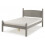 Mercers Furniture Corona Grey 4'6" Double Low End Bed Frame Solid Wood Pine Wooden 2