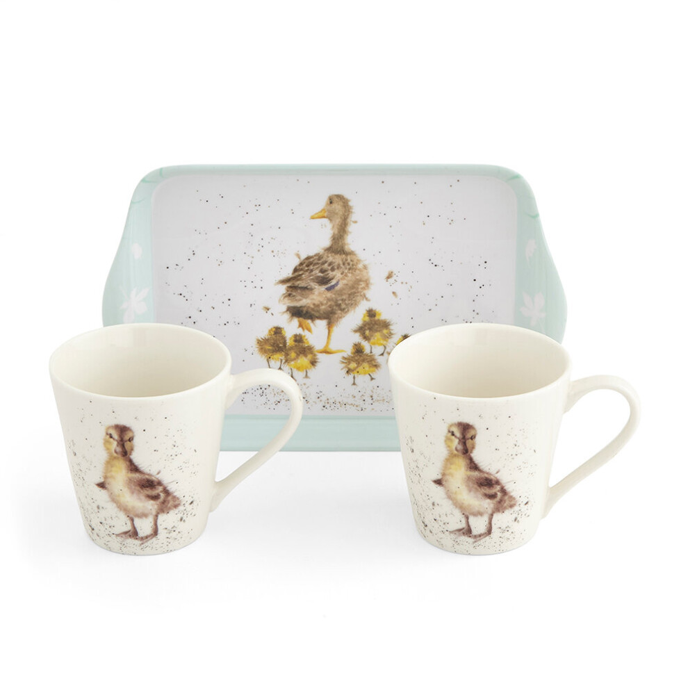 Wrendale Lovely Mum Duck & Ducklings Mug and Tray Set