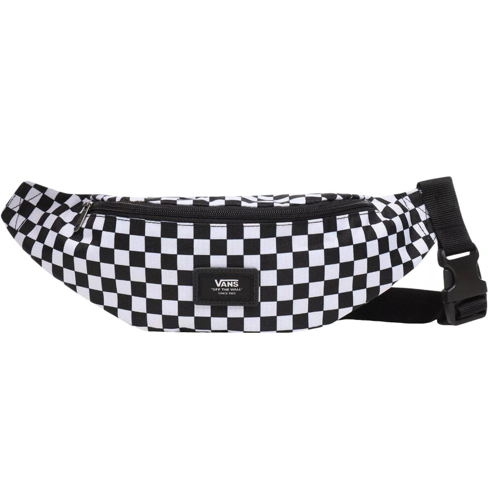 Vans Adults Mini Ward Checkered Adjustable Cross Body Bumbag Bag - Black/White