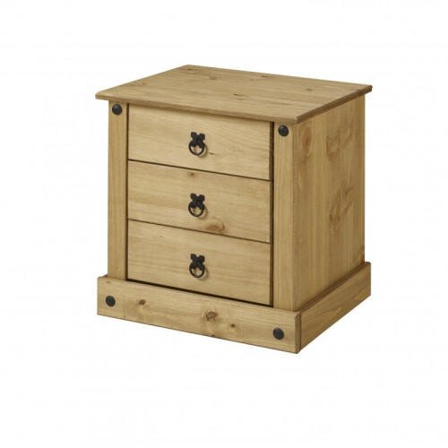 Mercers Furniture Corona Budget Bedside Solid Pine bedroom Furniture 1