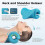 Neck and Shoulder Relaxer Pillow Cervical Traction Stretcher Corrector Chiropractic 3