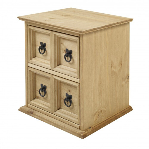 Mercers Furniture Corona 2x2 CD Unit Solid Pine Furniture