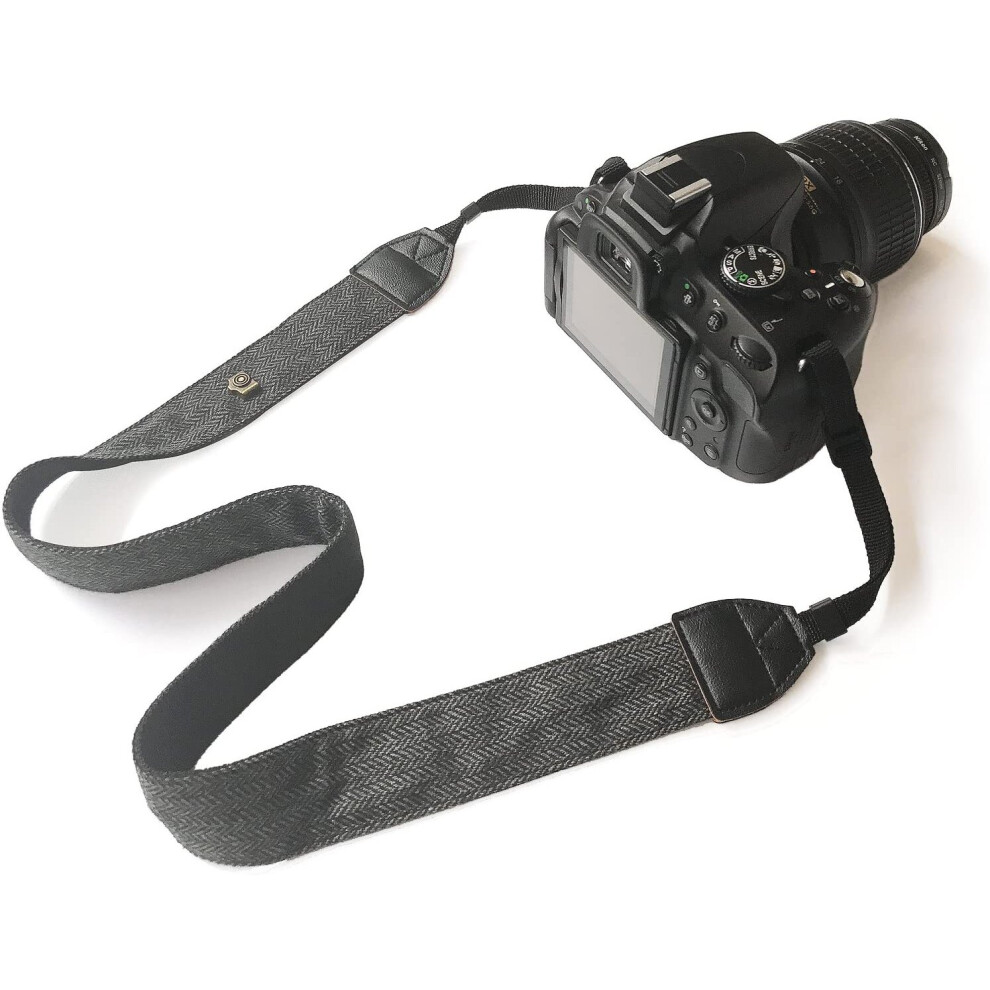 Bestele Camera Shoulder Neck Belt Strap, Soft Vintage Print Camera Straps for DSLR/SLR/Nikon/Canon/Sony/Lumix/Fujifilm/Rico/Samsung/Pentax/Olympus
