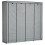 Refurbished Home Triple Modular Fabric Wardrobe - Grey & Black 2