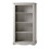 Mercers Furniture Corona Grey Wax Medium Bookcase Solid Wood Mexican Pine 1