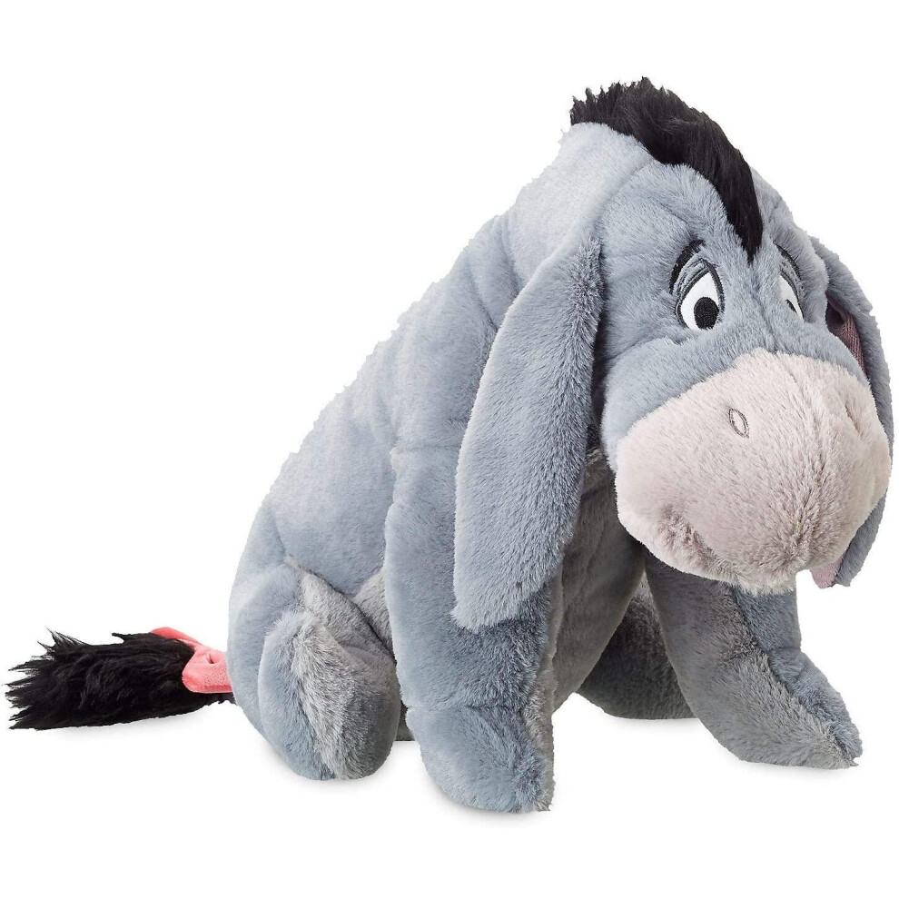 Disney Winnie The Pooh Medium EEYORE Soft Plush Toy With Detachable Tail