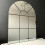 Enchanted Black Arched Window Mirror Large Wall Mirror 80X60 3