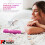 (Pink) Magic Wand Massager Vibrating USB Showerproof 5