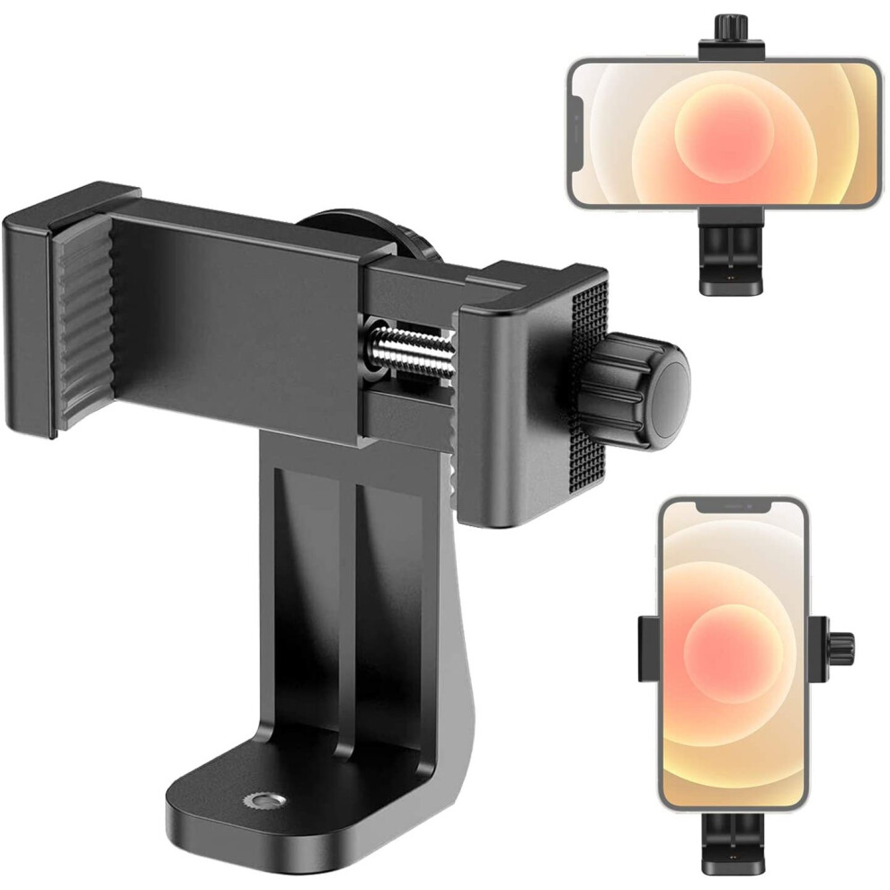 Smartphone Tripod Mount Adapter Adjustable Phone Clamp Clip Holder Used on Fotopro Lammcou Manfrotto Mini Tripod Joby Gorillapod Tripod Monopod Selfie