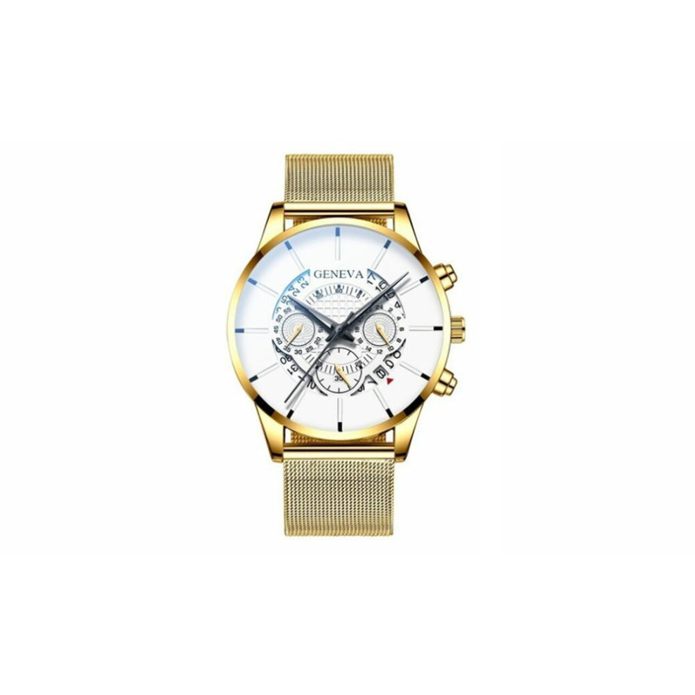 (Gold) Men's Calendar Watch