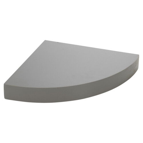 URBN Living (Grey) 3 x Floating Wooden Wall Mount Corner Shelf MDF