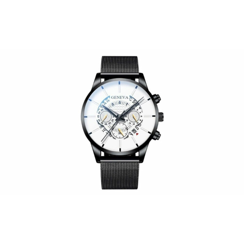 (Black) Men's Calendar Watch