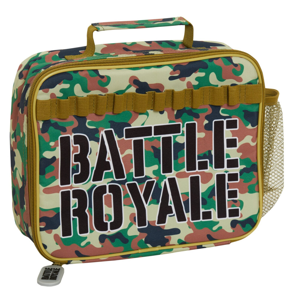 (One Size) Battle Royale Lunch Bag Camouflage School Work Cooler Lunch Box for Kids Adults