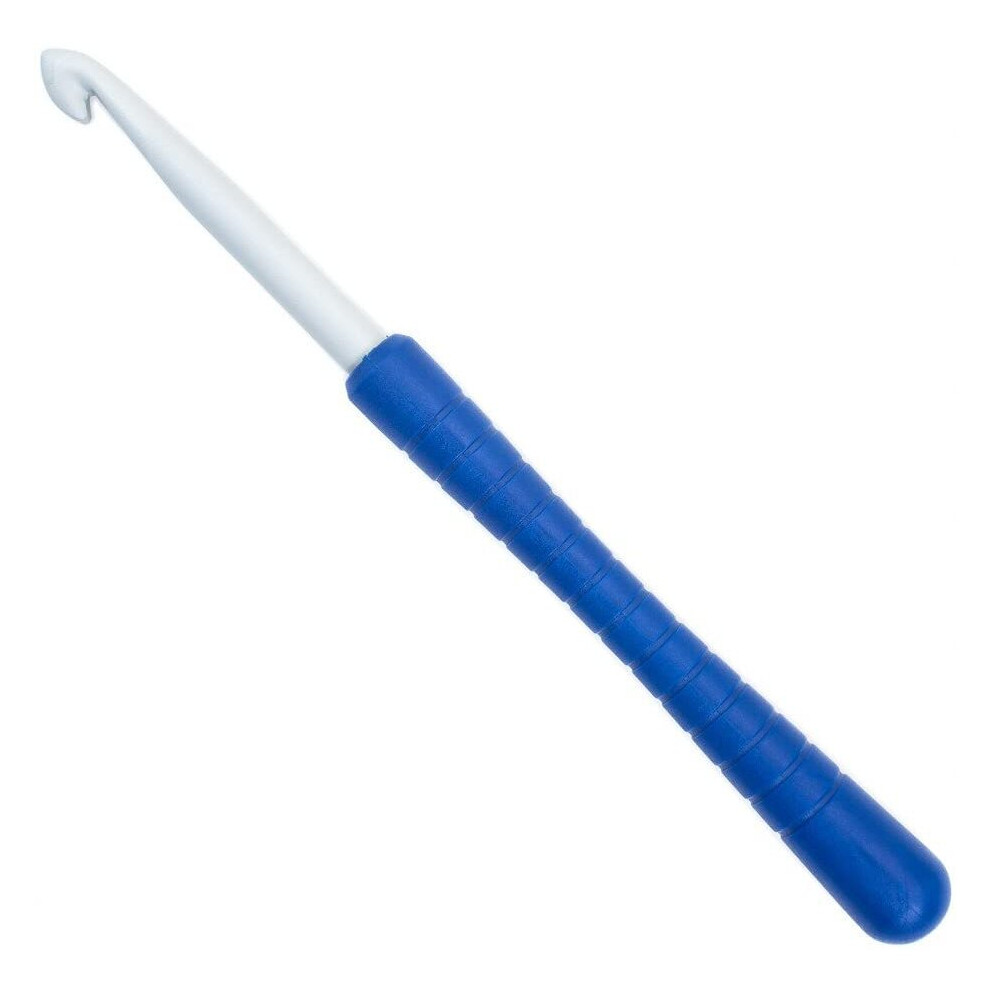 Pony Easy Grip Crochet Hook, Aluminium, Multi-Colour, 5.5mm