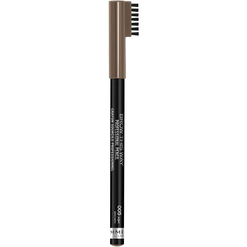 Rimmel Rimmel Brow This Way Επαγγελματικό Μολύβι Φρυδιών - 005 Ash Brown 1