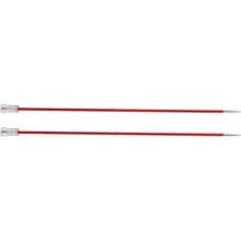 KNIT PRO KP47293 Zing: Knitting Pins: Single Ended: 35cm x 2.50mm, 2.5mm, Red