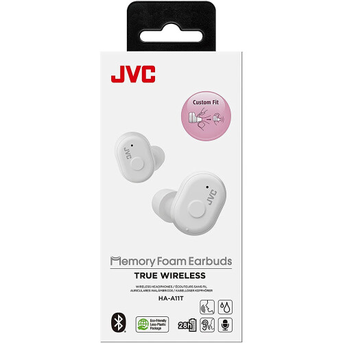 JVC JVC HA-A11T Marshmallow True Wireless Earbuds with Mic - White 2