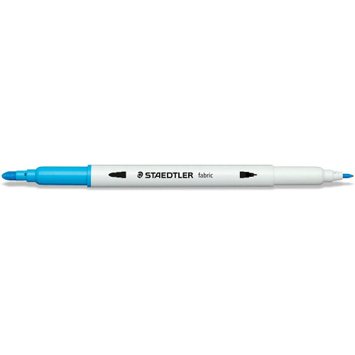 Staedtler STAEDTLER Textil-Doppelpinsel, 'Tasche mit 12 0,000000 Schwarz' 1