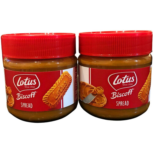 Lotus Biscoff Spread 200g x 2 Bundle - Creamy Caramel Biscuit Spread Twin Pack