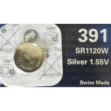 Renata SR1120W 1.55V Silver Oxide Watch Battery, Swiss Made, Blister Pack, Universal Compatibility
