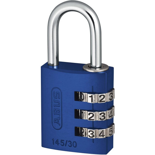Abus ABUS AB145/30 Azul Padlock, Blue, 30 1