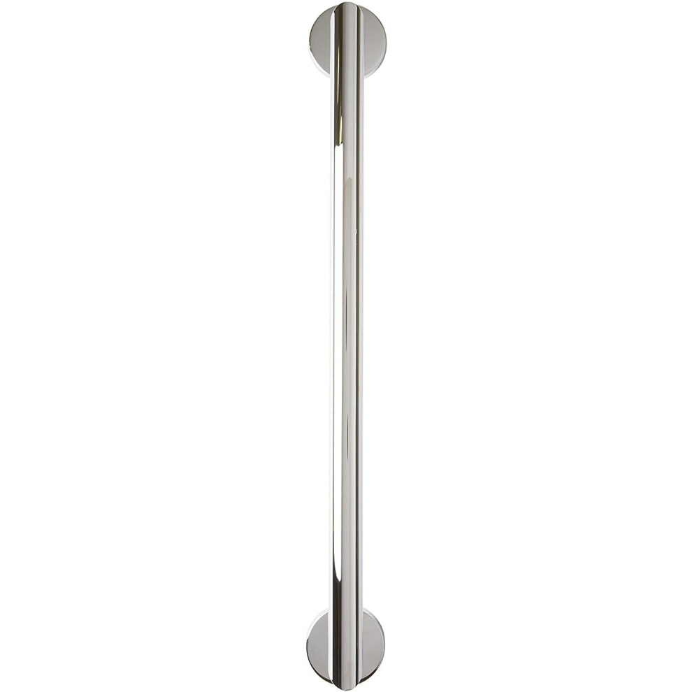 Croydex 600mm Modern Safety Support Rail Stainless Steel Grab Bar for Bathroom