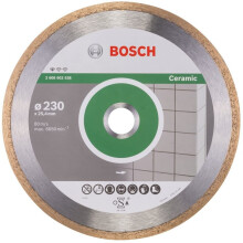 BOSCH Professional keramisch diamantzaagblad - 230 x 25,40 x 1,6 x 7 mm - Inclusief reductiering