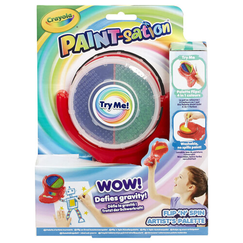 Crayola Crayola Paint-sation Flip 'n' Spin Artist's Palette