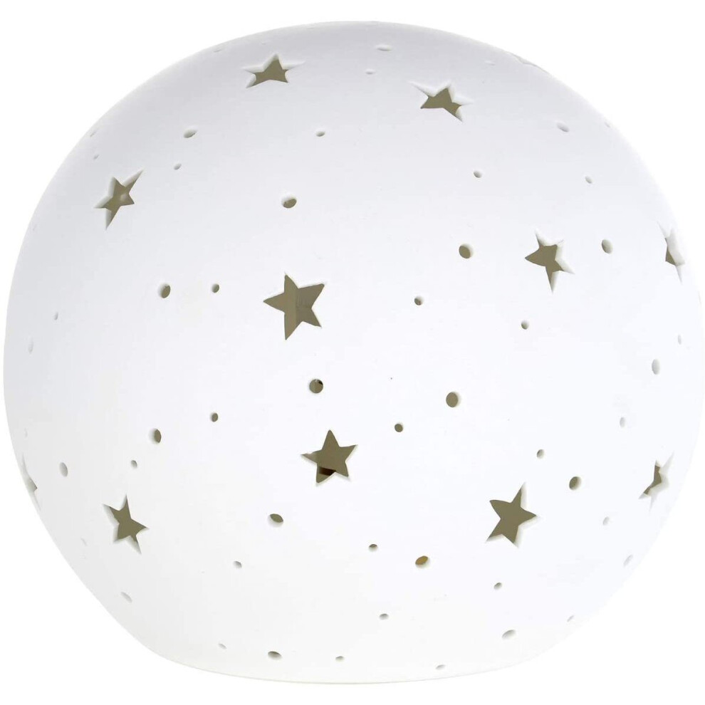 Premier Housewares Night Porcelain, Light/White