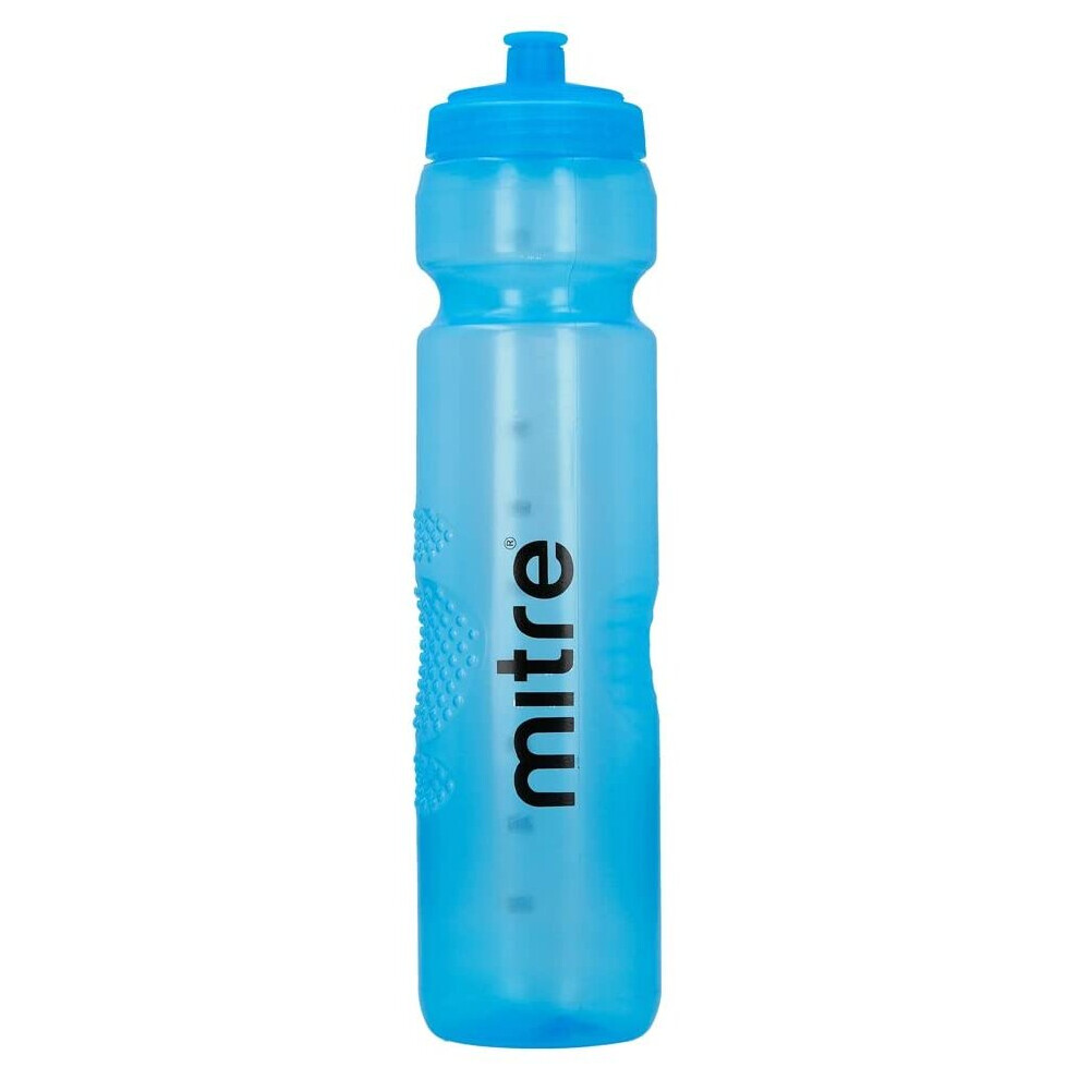 Mitre Unisex's Sports Water Bottle, Blue, 1 Litre
