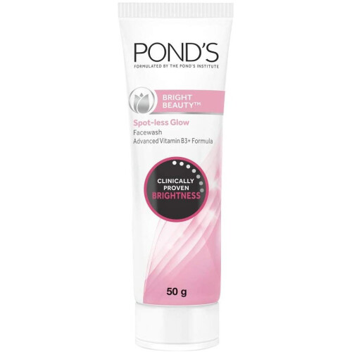 Pond's White Beauty Spot-less Firness Face Wash, 50g