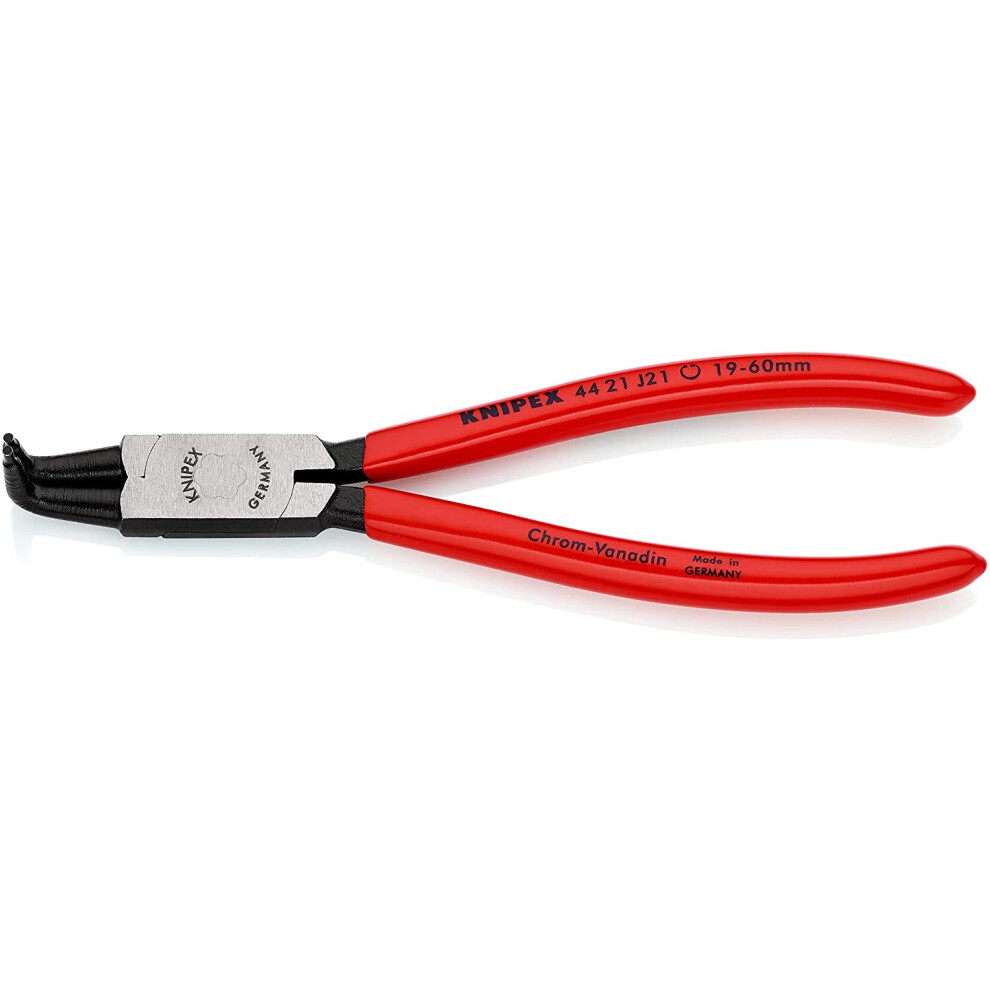 Photos - Pliers KNIPEX Circlip for internal circlips in bore holes 44 21 J21 (170 mm)