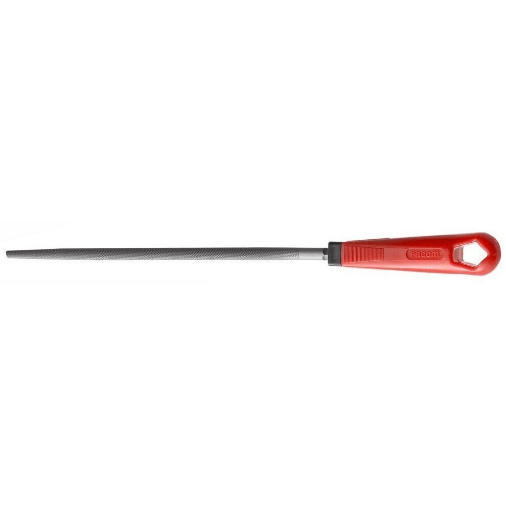 Facom Rd.md250ema Series Rd.mdema Second Cut Round File With Handle, 250 Mm Length