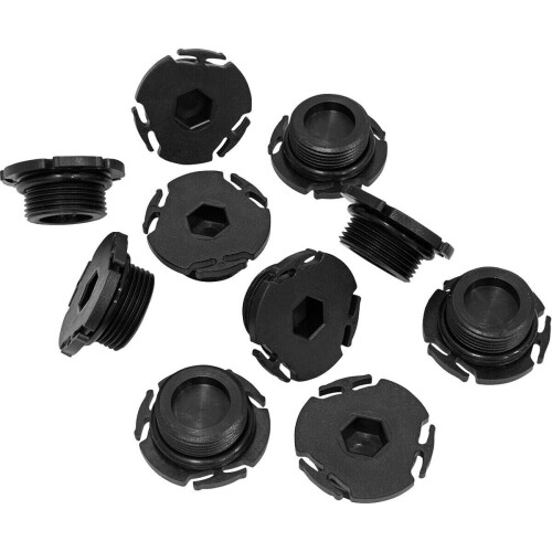 Loops 10 PACK Plastic Sump Plug - Replacement Plug for BMW Vehicles - Engine Oil Drain