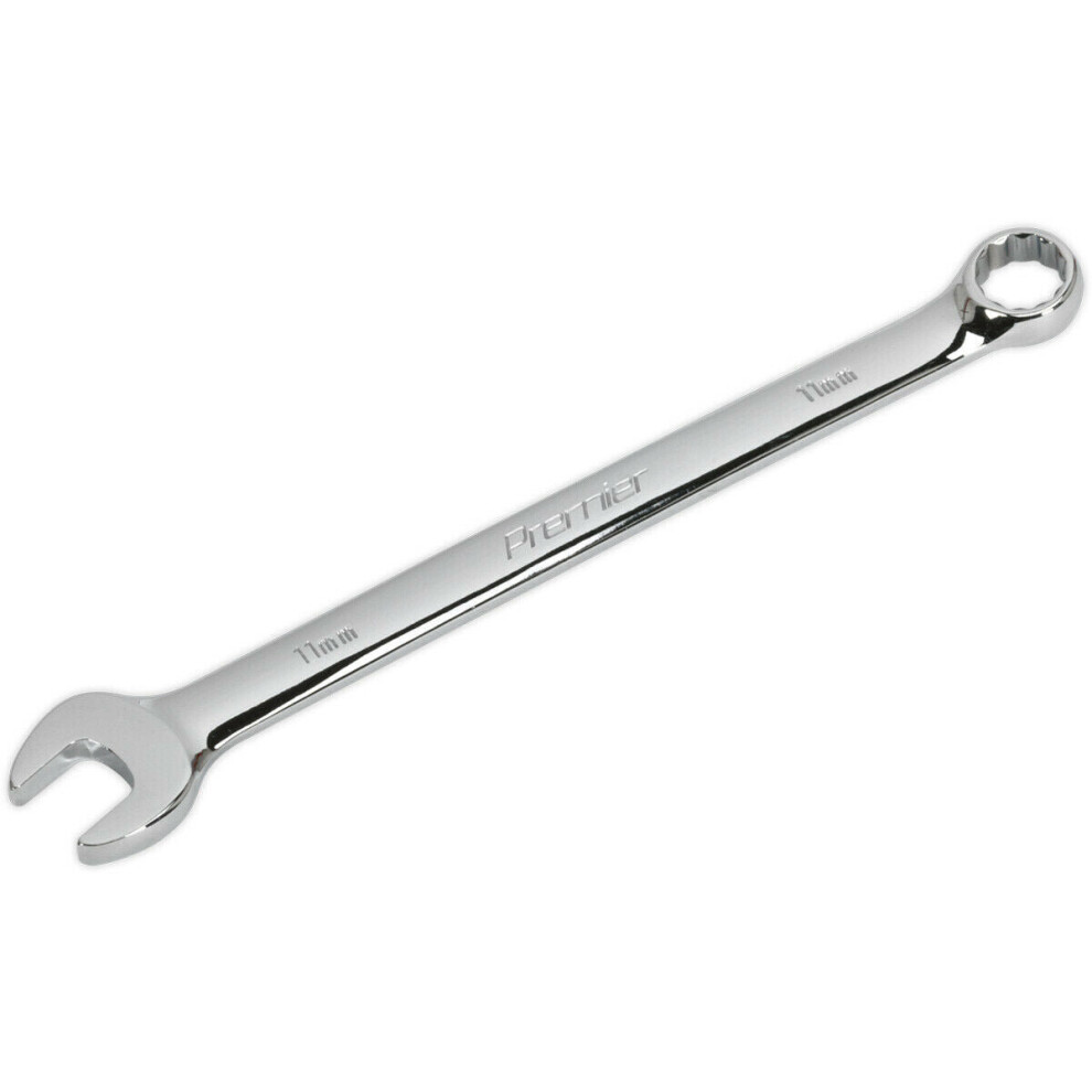 11Mm Steel Combination Spanner - Long Slim Design Combo Wrench - Chrome Vanadium 5056524271070